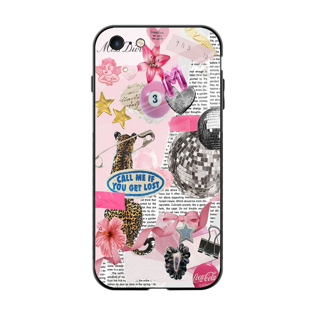 Lost Call back phone cover | glass case for iphone 6s plus