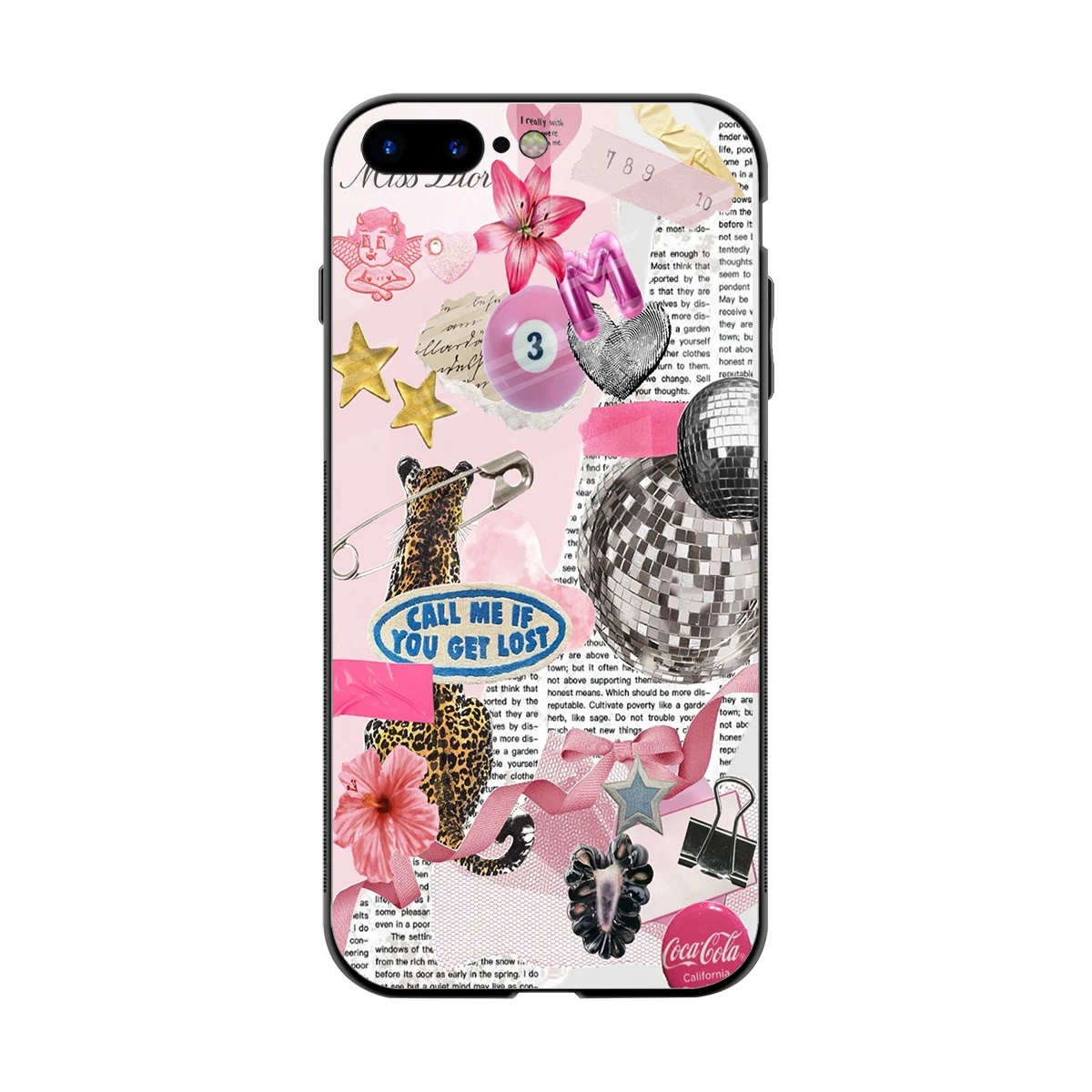 Lost Call back phone cover | glass case for iphone 8 plus