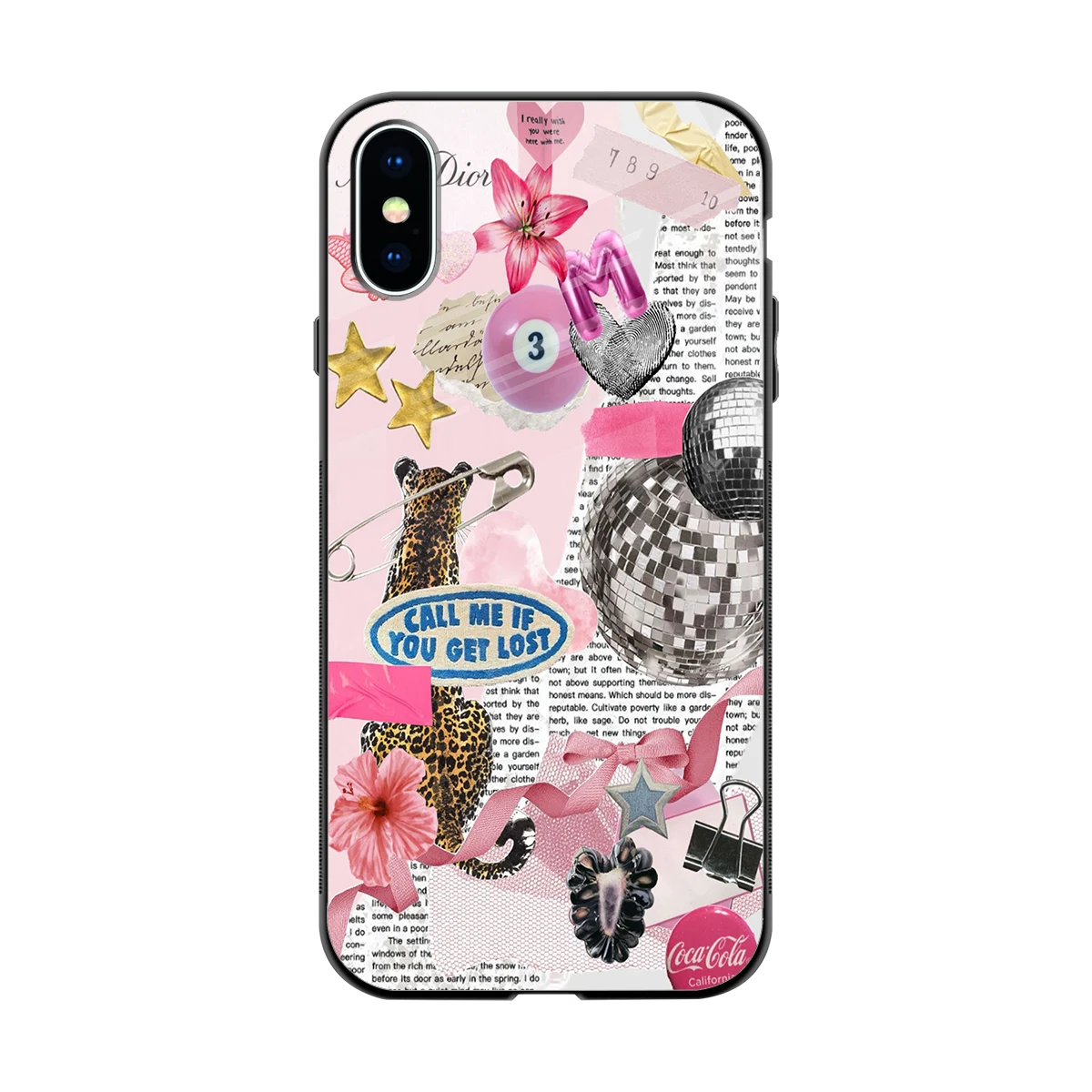 Lost Call back phone cover | glass case for iphone x