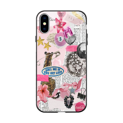 Lost Call back phone cover | glass case for iphone x