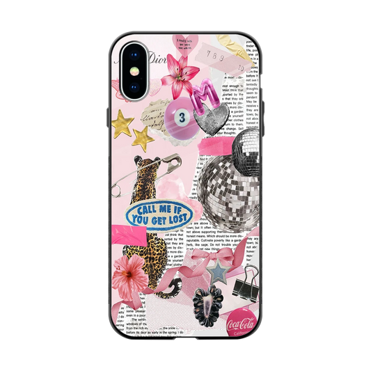 Lost Call back phone cover | glass case for iphone xs