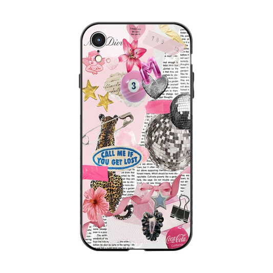 Lost Call back phone cover | glass case for iphone xr