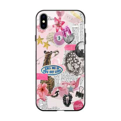 Lost Call back phone cover | glass case for iphone xs max