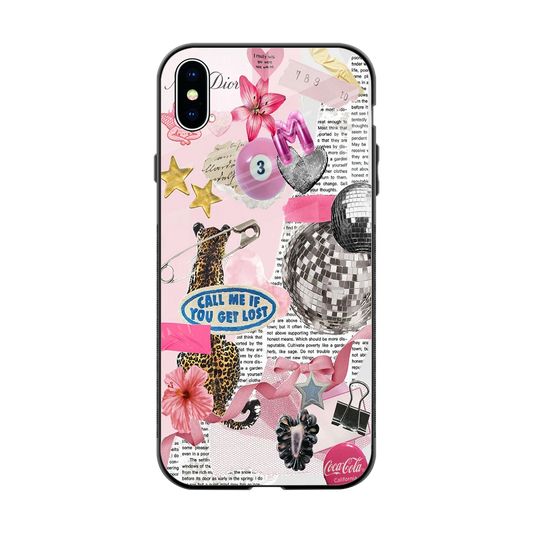 Lost Call back phone cover | glass case for iphone xs max