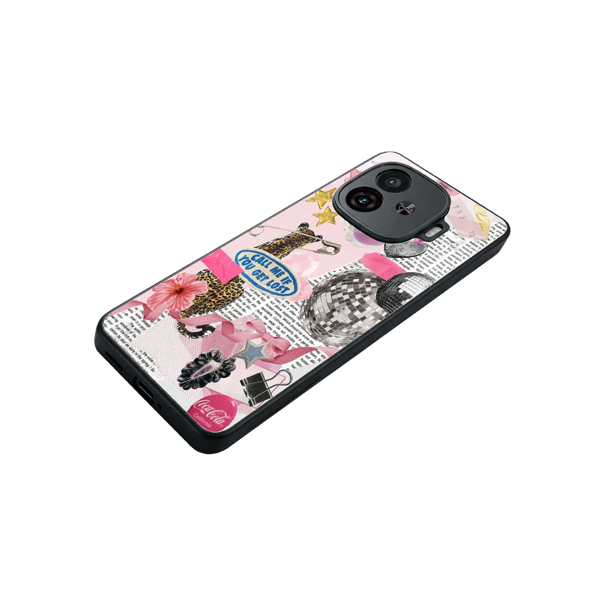 Lost Call stylish phone case for iqoo neo 10r 5g | glossy glass and slim fit