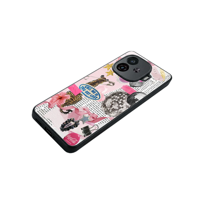 Lost Call stylish phone case for iqoo neo 10r 5g | glossy glass and slim fit