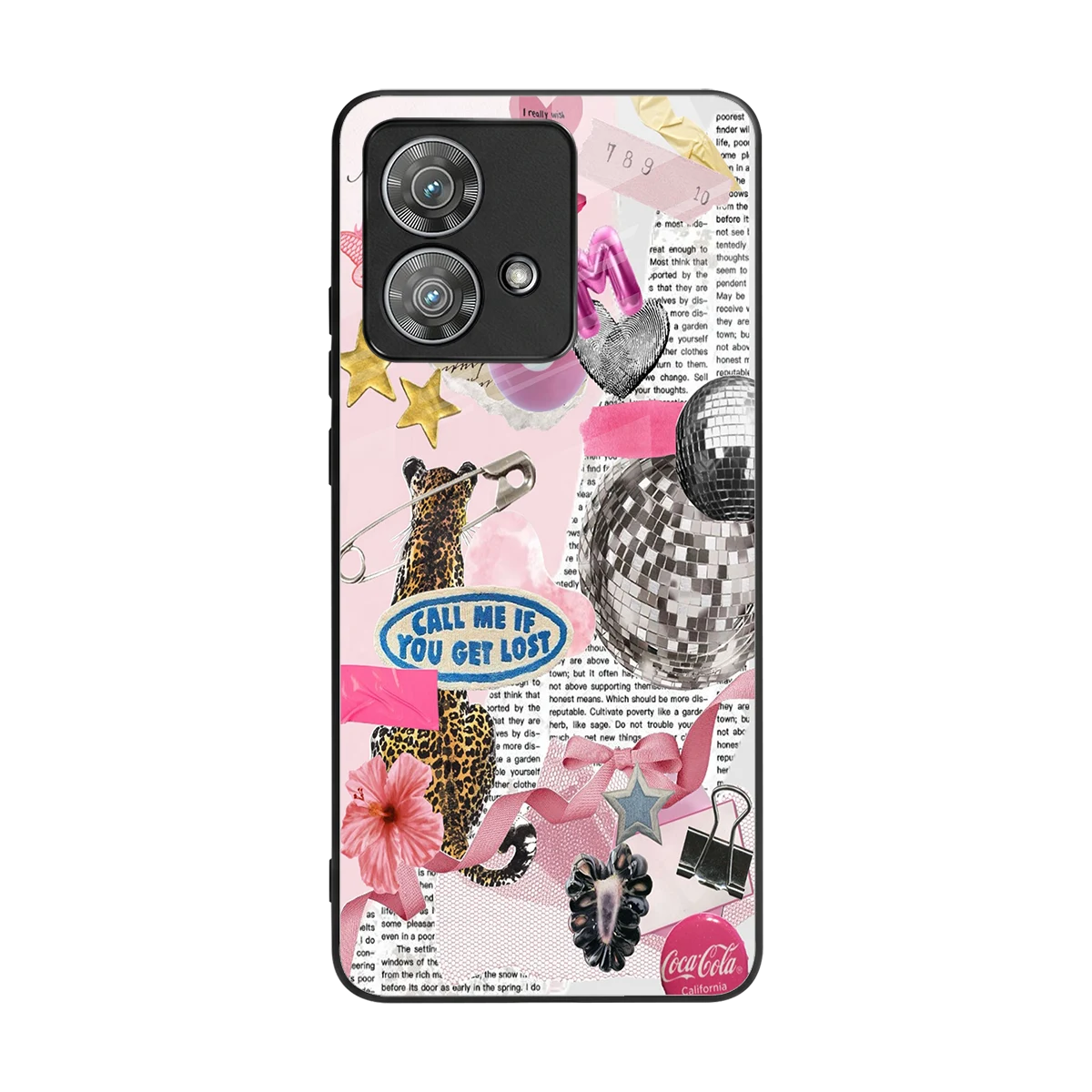 Lost Call back phone cover | glass case for motorola edge 40 neo 5g