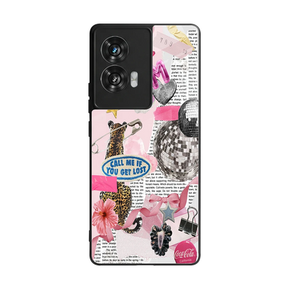 Lost Call back phone cover | glass case for motorola edge 50 fusion