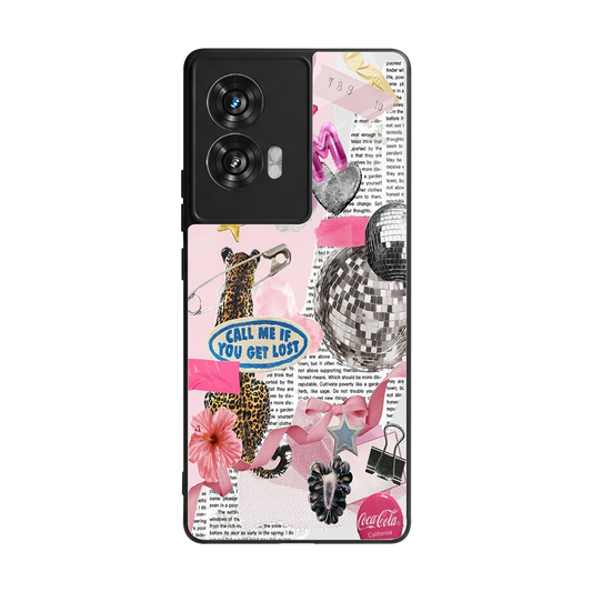 Lost Call back phone cover | glass case for motorola edge 50 fusion