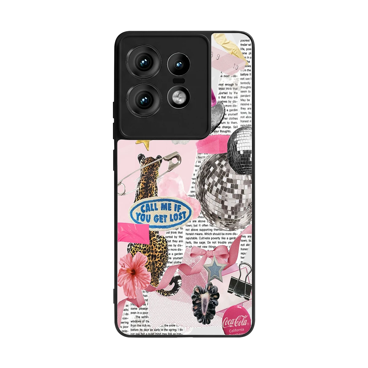Lost Call back phone cover | glass case for motorola edge 50 pro