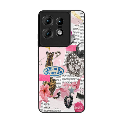 Lost Call back phone cover | glass case for motorola edge 50 pro