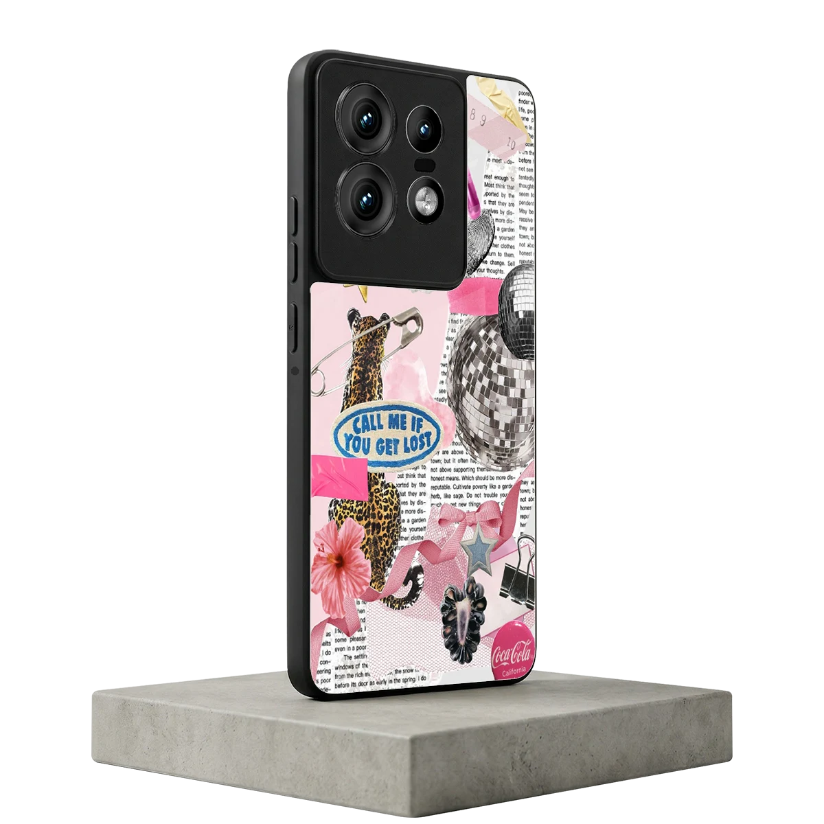 Lost Call motorola edge 50 pro mobile cover | shockproof glass phone case