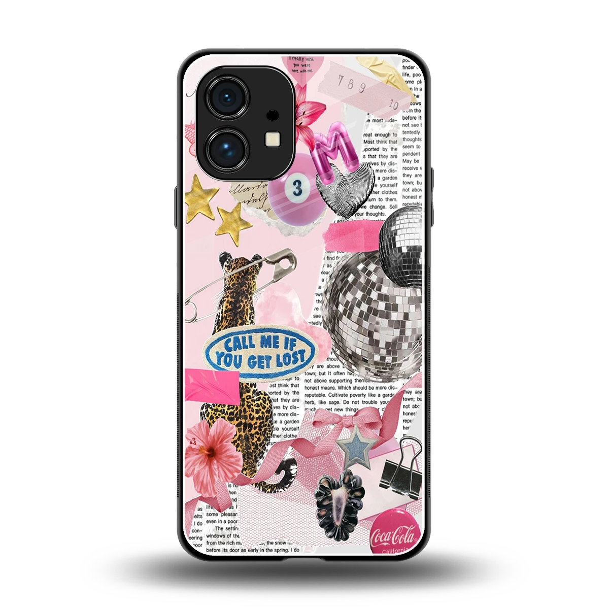 Lost Call back phone cover | glass case for nothing phone 1