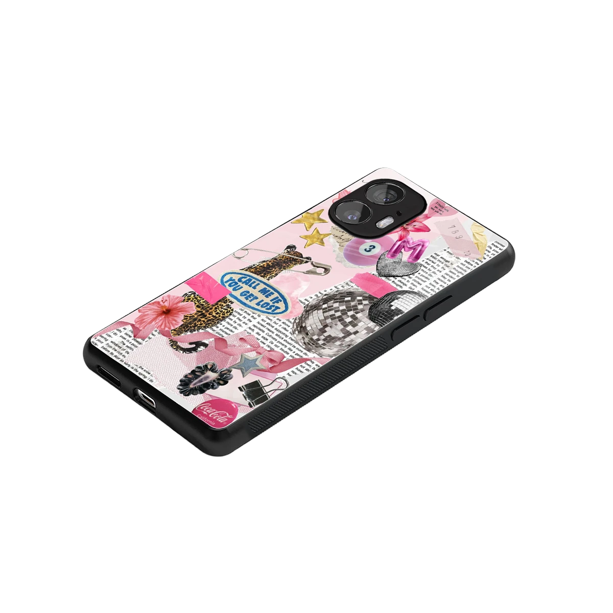 Lost Call stylish phone case for nothing phone 2 | glossy glass and slim fit