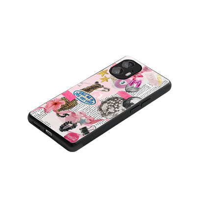 Lost Call stylish phone case for nothing phone 2 | glossy glass and slim fit