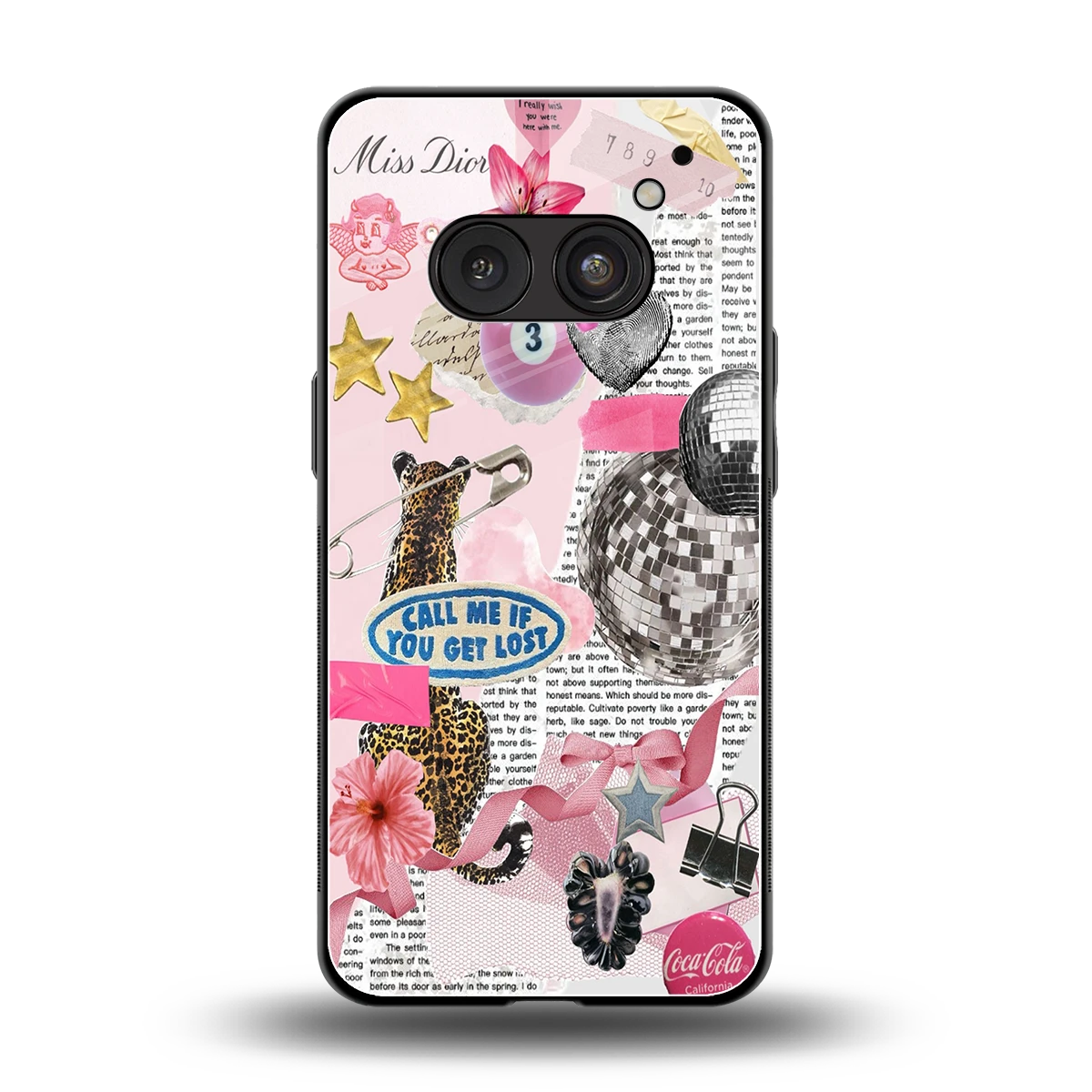 Lost Call back phone cover | glass case for nothing phone 2a plus