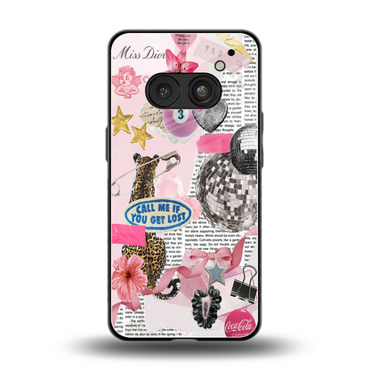 Lost Call back phone cover | glass case for nothing phone 2a plus