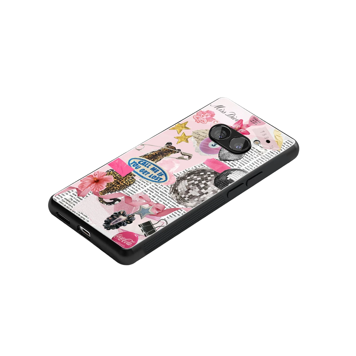 Lost Call stylish phone case for nothing phone 2a plus | glossy glass and slim fit