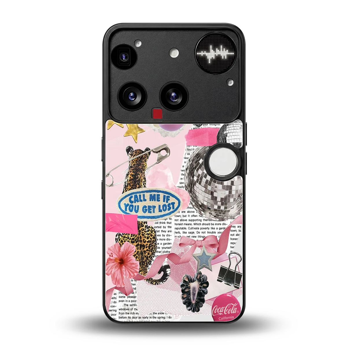 Lost Call back phone cover | glass case for nothing phone 3