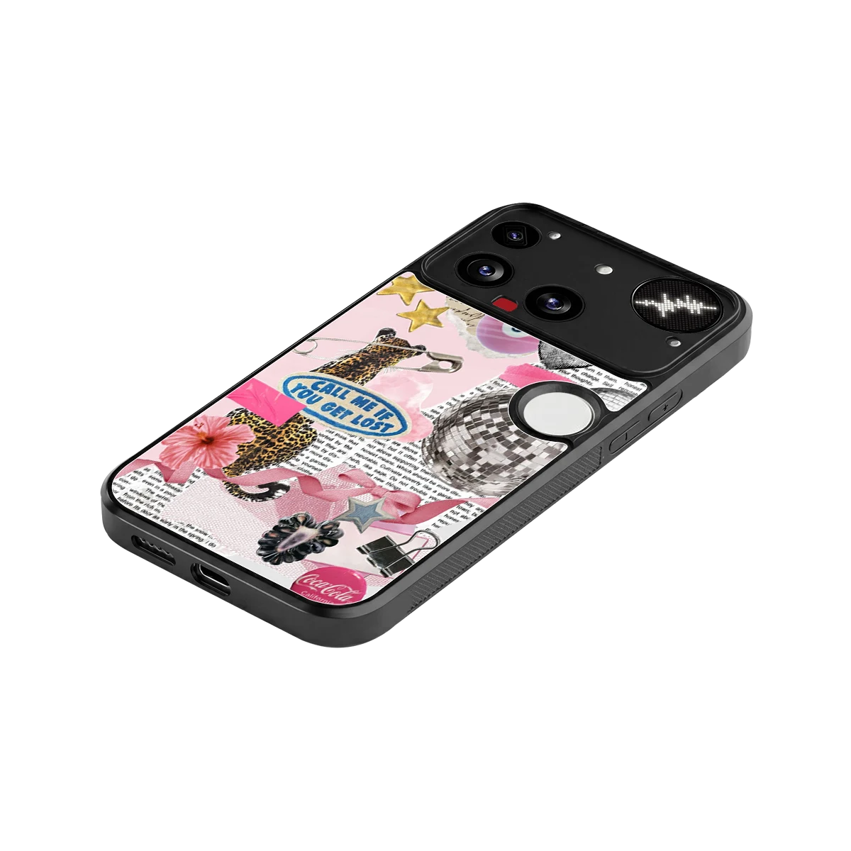 Lost Call stylish phone case for nothing phone 3 | glossy glass and slim fit