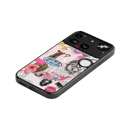 Lost Call stylish phone case for nothing phone 3 | glossy glass and slim fit