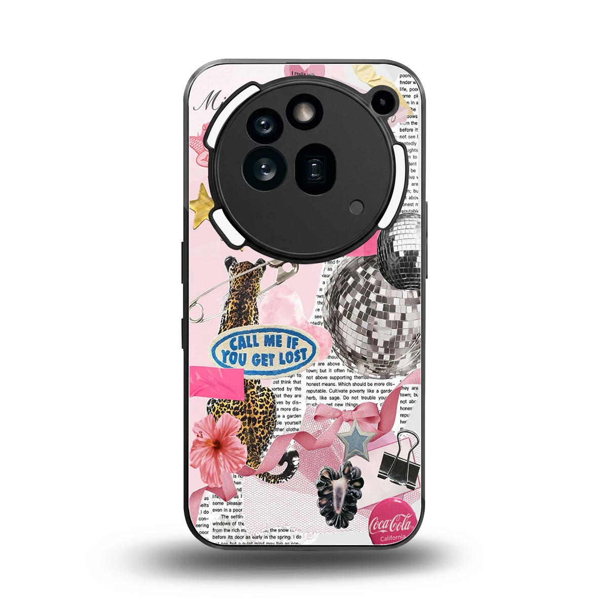 Lost Call back phone cover | glass case for nothing phone 3a pro
