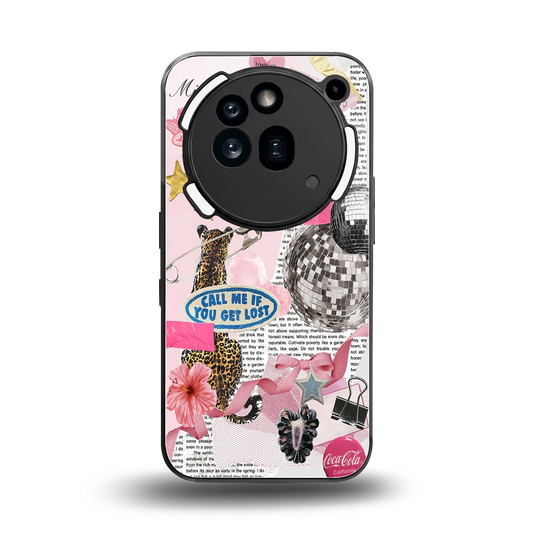 Lost Call back phone cover | glass case for nothing phone 3a pro
