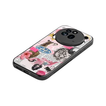 Lost Call stylish phone case for nothing phone 3a pro | glossy glass and slim fit
