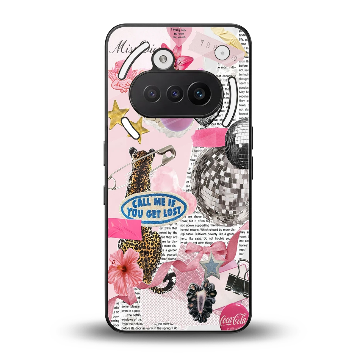Lost Call back phone cover | glass case for nothing phone 3a