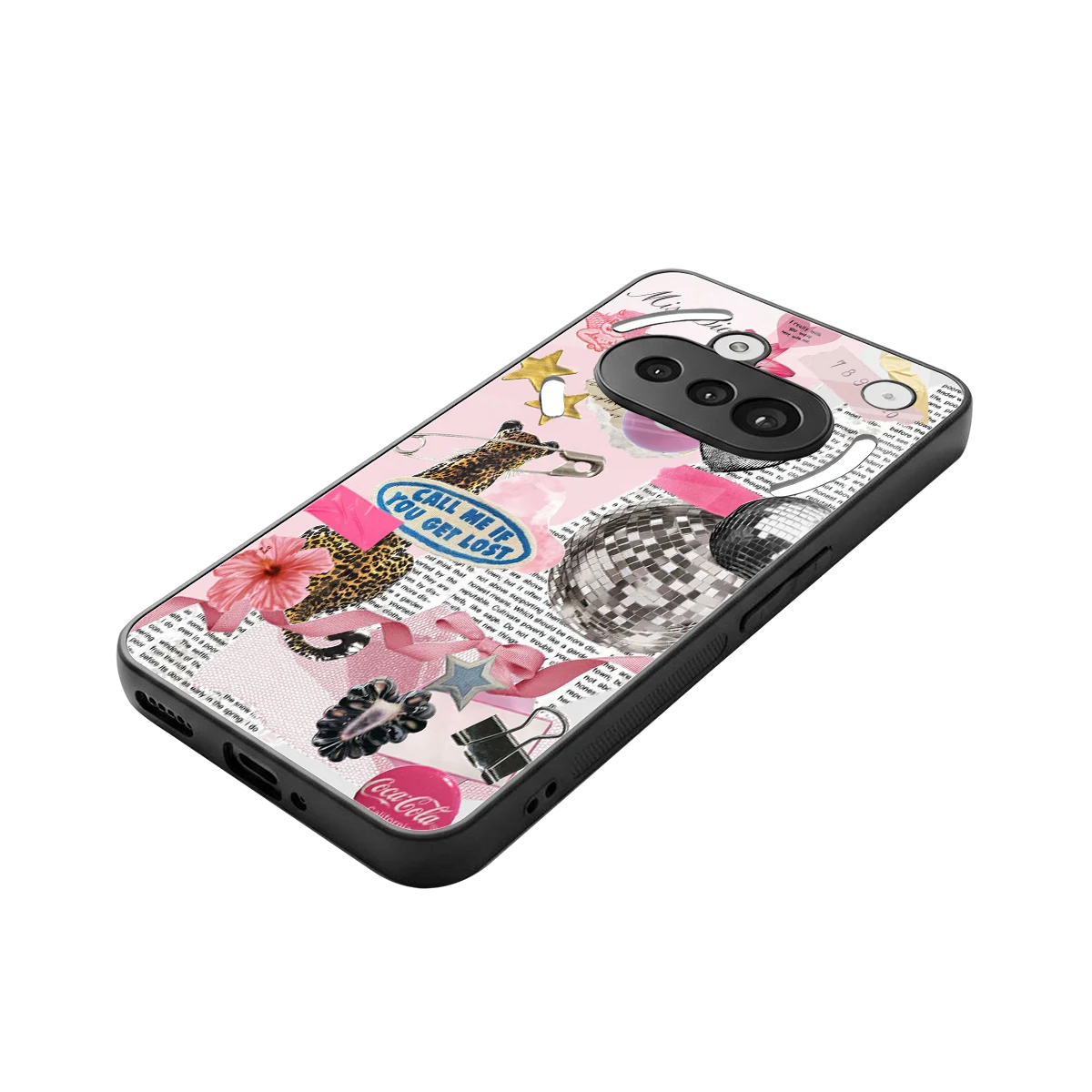 Lost Call stylish phone case for nothing phone 3a | glossy glass and slim fit