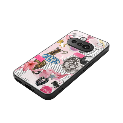 Lost Call stylish phone case for nothing phone 3a | glossy glass and slim fit