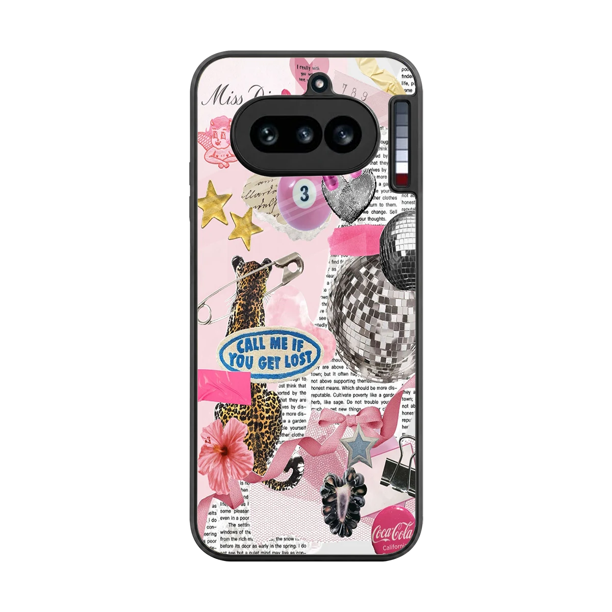 Lost Call back phone cover | glass case for nothing phone 4a