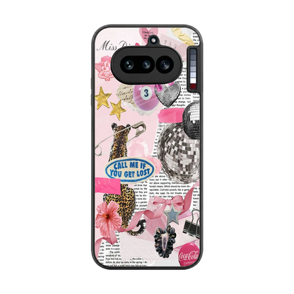Lost Call back phone cover | glass case for nothing phone 4a