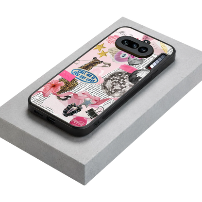 Lost Call stylish phone case for nothing phone 4a | glossy glass and slim fit