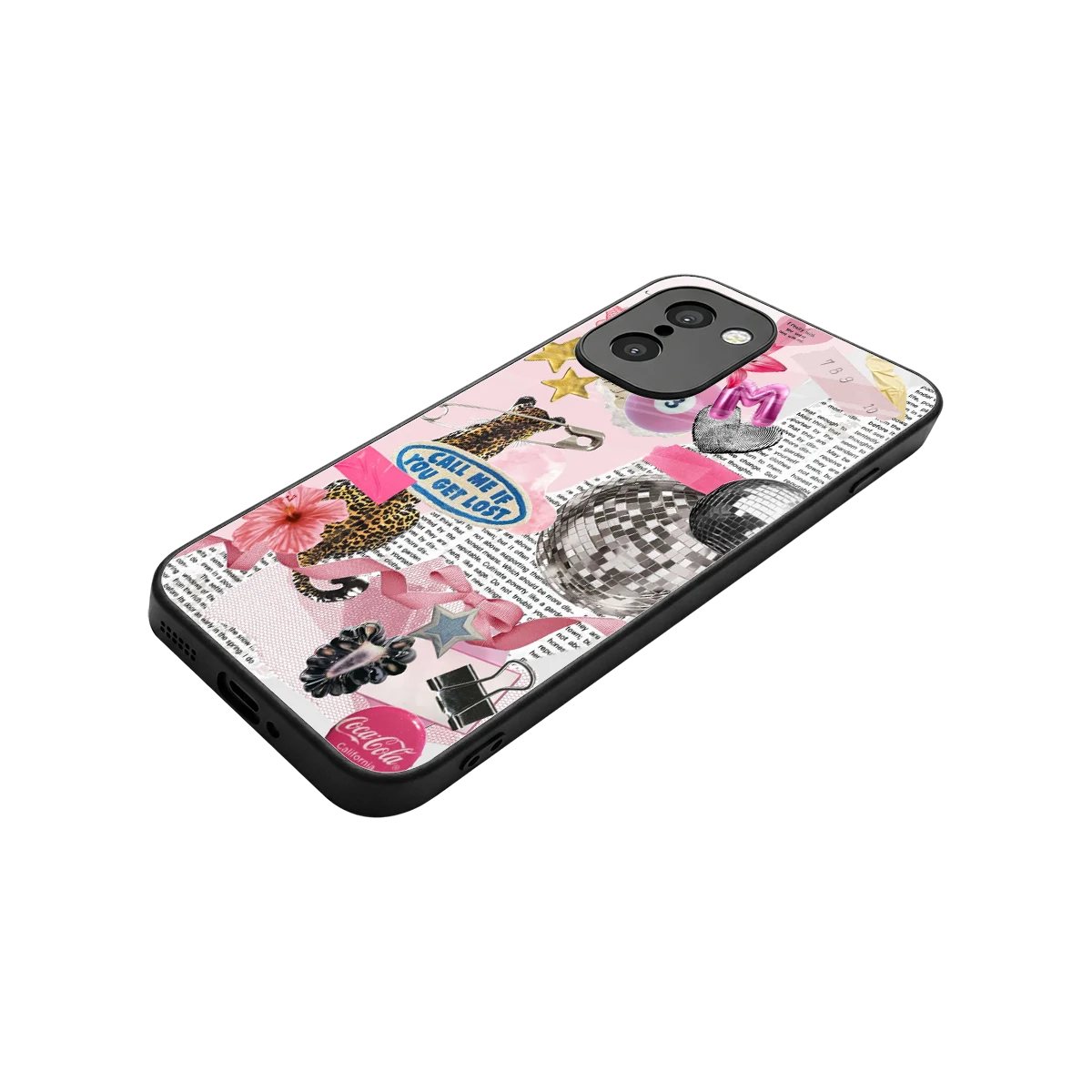 Lost Call stylish phone case for oneplus 15r | glossy glass and slim fit