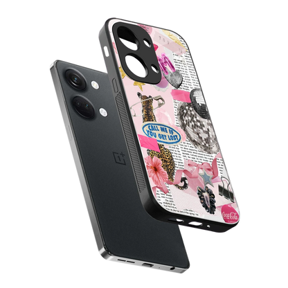 Lost Call sleek oneplus nord 3 cover with tempered glass back and TPU edges