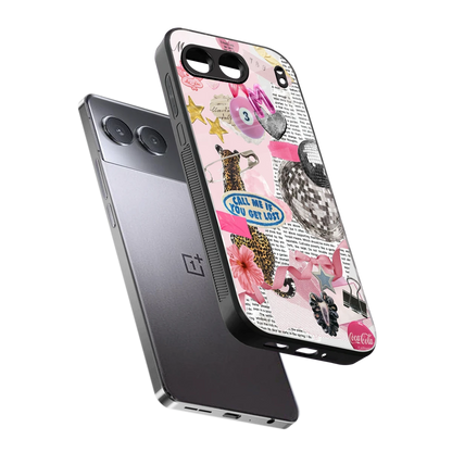 Lost Call sleek oneplus nord 4 cover with tempered glass back and TPU edges