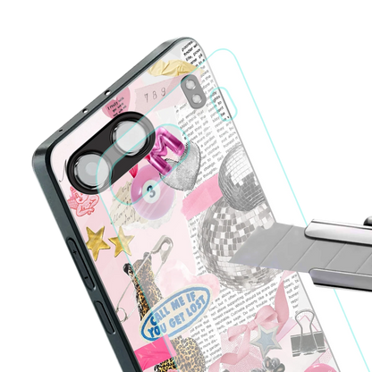 Lost Call stylish phone case for oneplus nord 4 | glossy glass and slim fit