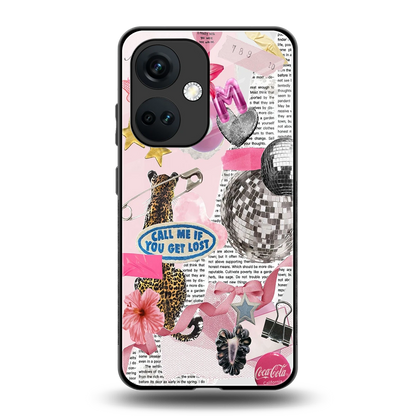 Lost Call back phone cover | glass case for oneplus nord ce 3