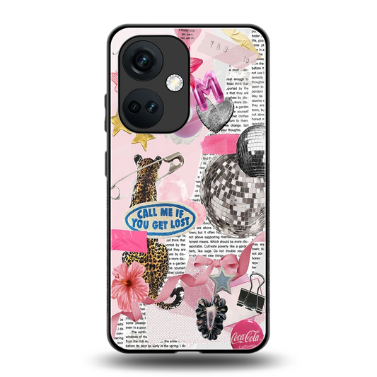 Lost Call back phone cover | glass case for oneplus nord ce 3