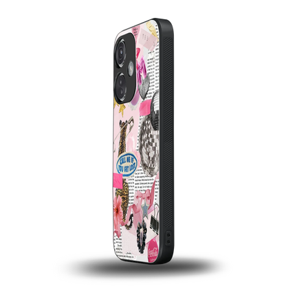 Lost Call oneplus nord ce 3 mobile cover | shockproof glass phone case