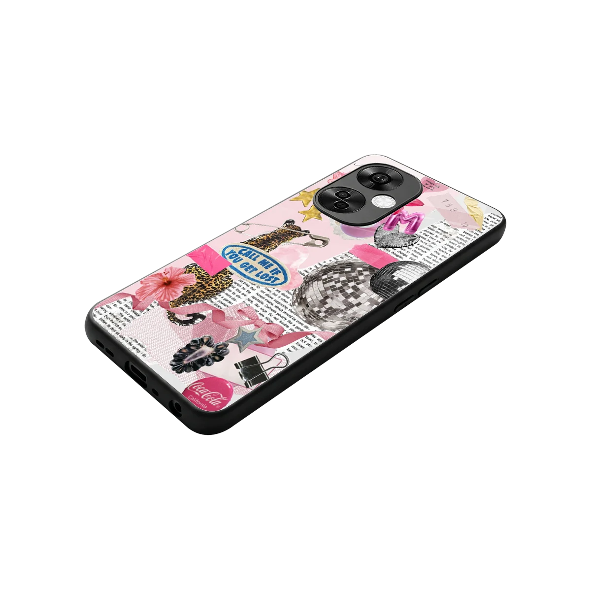 Lost Call stylish phone case for oneplus nord ce 3 lite | glossy glass and slim fit