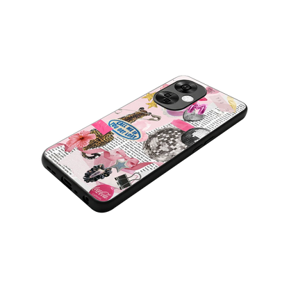 Lost Call stylish phone case for oneplus nord ce 3 lite | glossy glass and slim fit