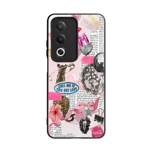 Lost Call back phone cover | glass case for oppo a3 pro