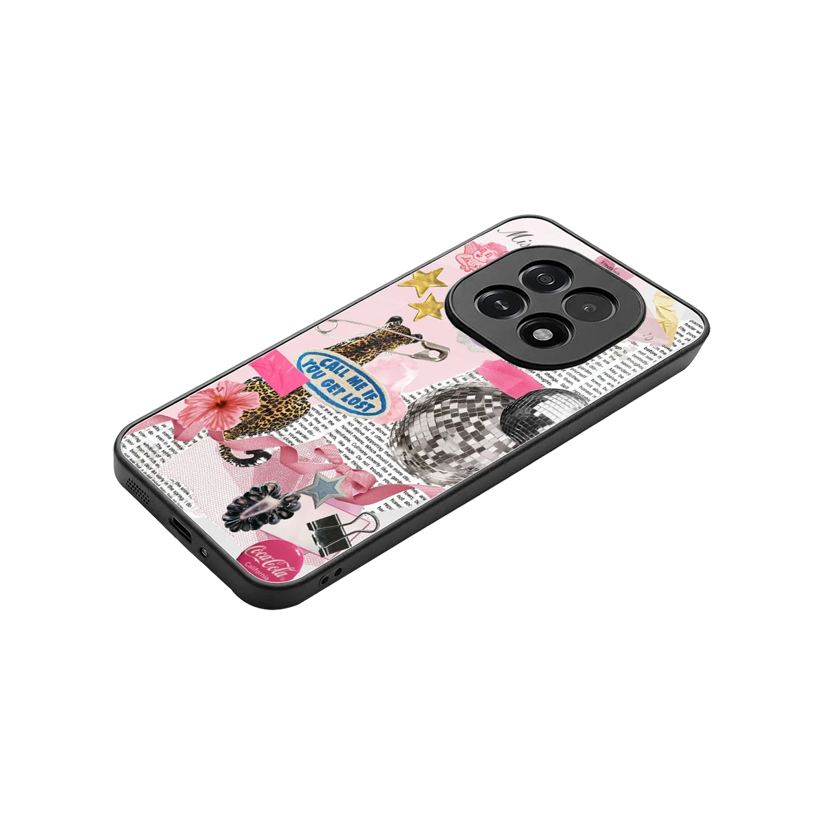 Lost Call stylish phone case for oppo f29 5g | glossy glass and slim fit