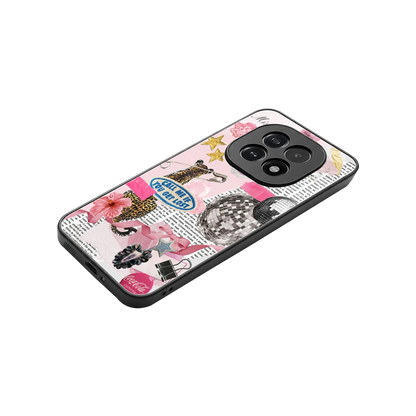 Lost Call stylish phone case for oppo f29 5g | glossy glass and slim fit