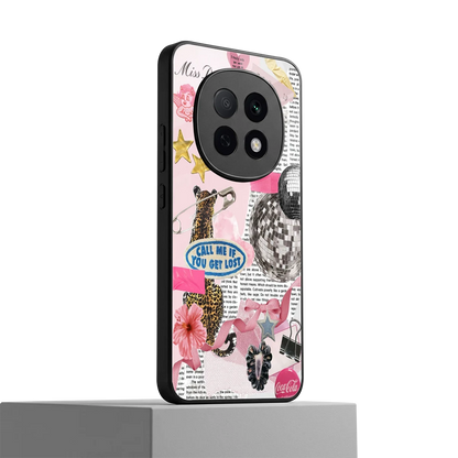 Lost Call oppo f29 pro 5g mobile cover | shockproof glass phone case