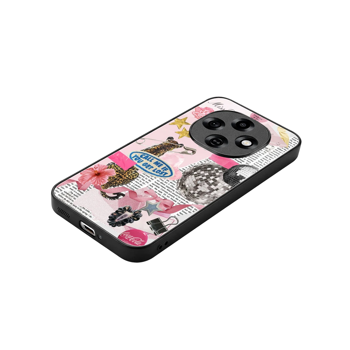 Lost Call stylish phone case for oppo f31 pro 5g | glossy glass and slim fit