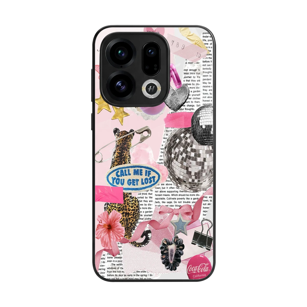 Lost Call back phone cover | glass case for oppo find x9