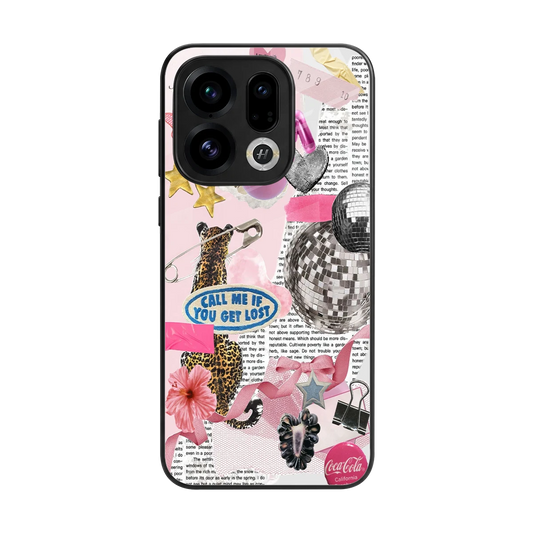 Lost Call back phone cover | glass case for oppo find x9
